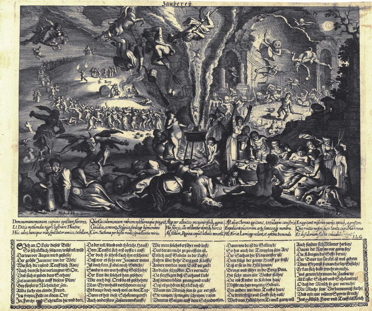Noidan sapatti tekijältä Matthaus the Elder Merian