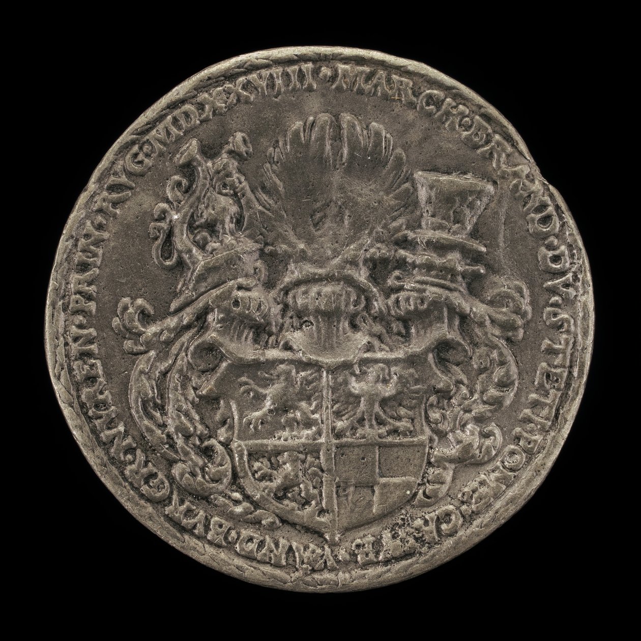 Blazon of Arms [kääntöpuoli], 1528. tekijältä Matthes Gebel