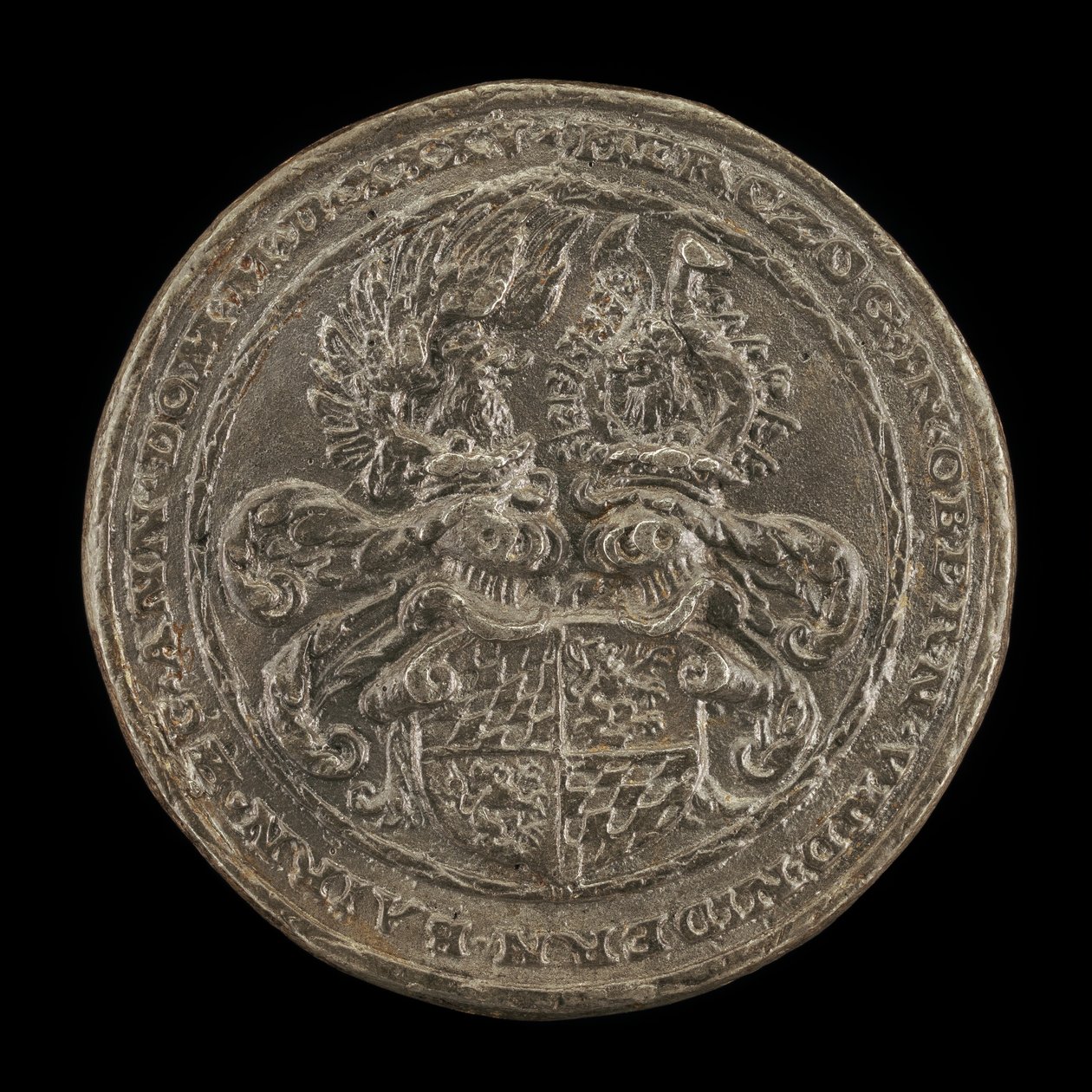 Kilpi kaskeilla ja harjoilla [käänteinen], 1535. tekijältä Matthes Gebel