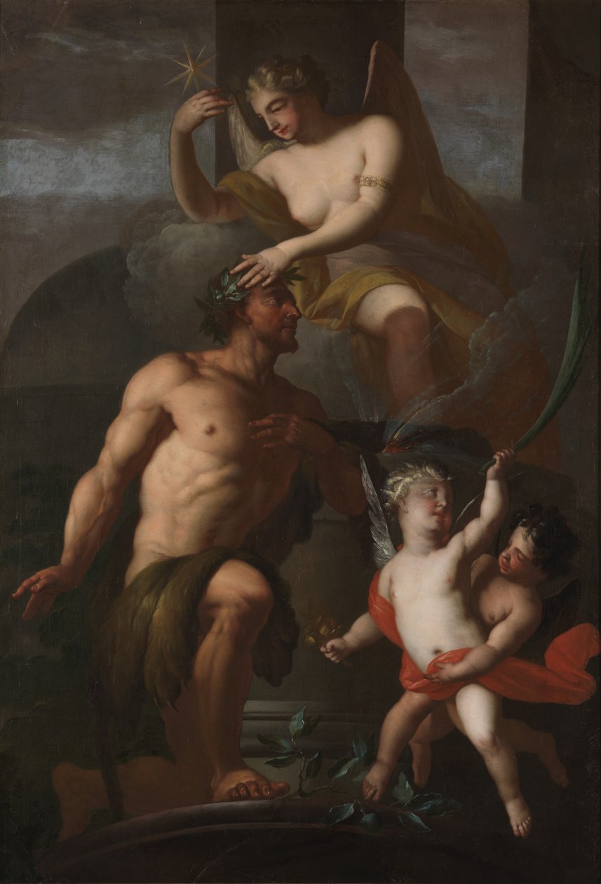 Apotheose van Hercules tekijältä Mattheus Terwesten