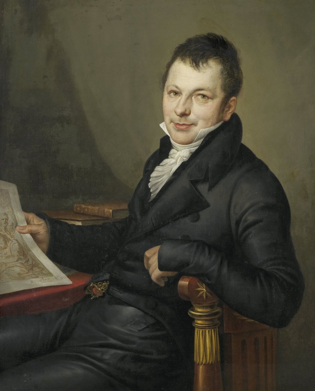 Johannes Hermanus Molkenboer (1773-1834). taiteen keräilijä tekijältä Mattheus Ignatius van Bree