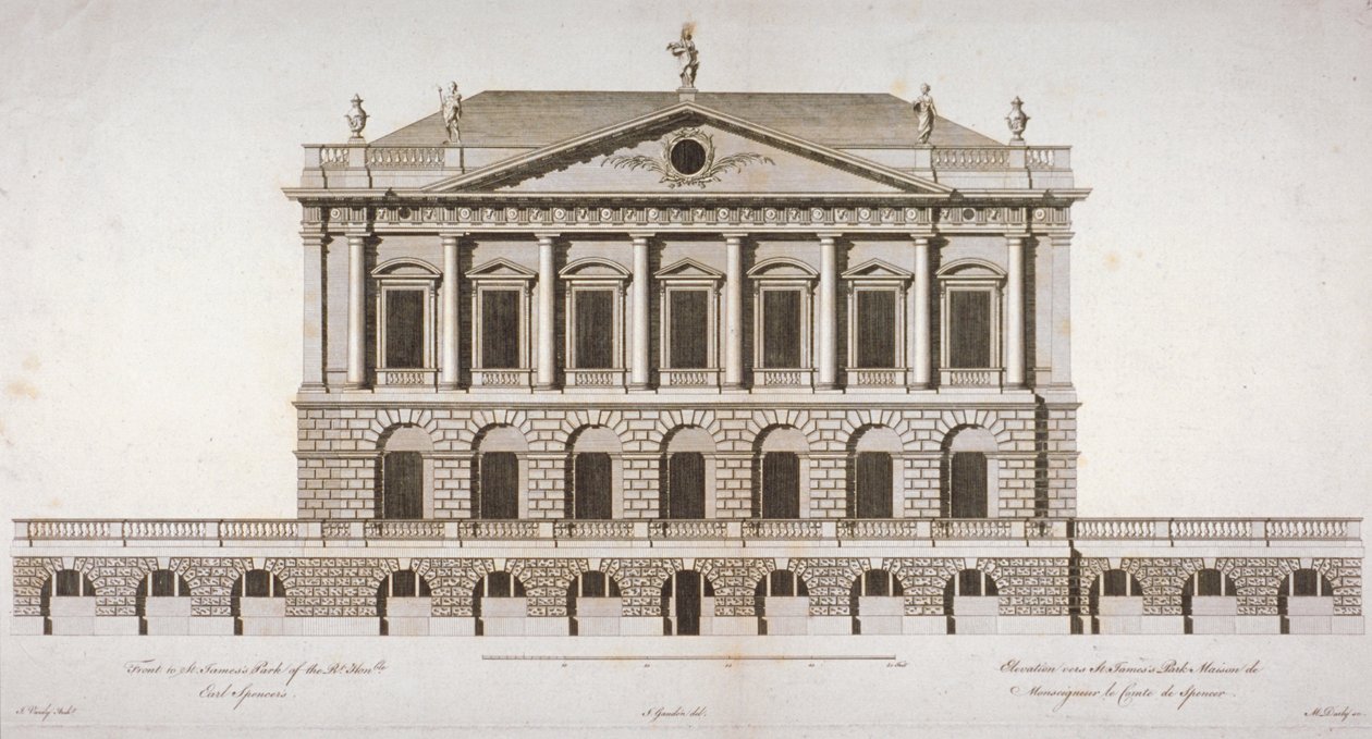 Buckingham Housen korkeus, St James