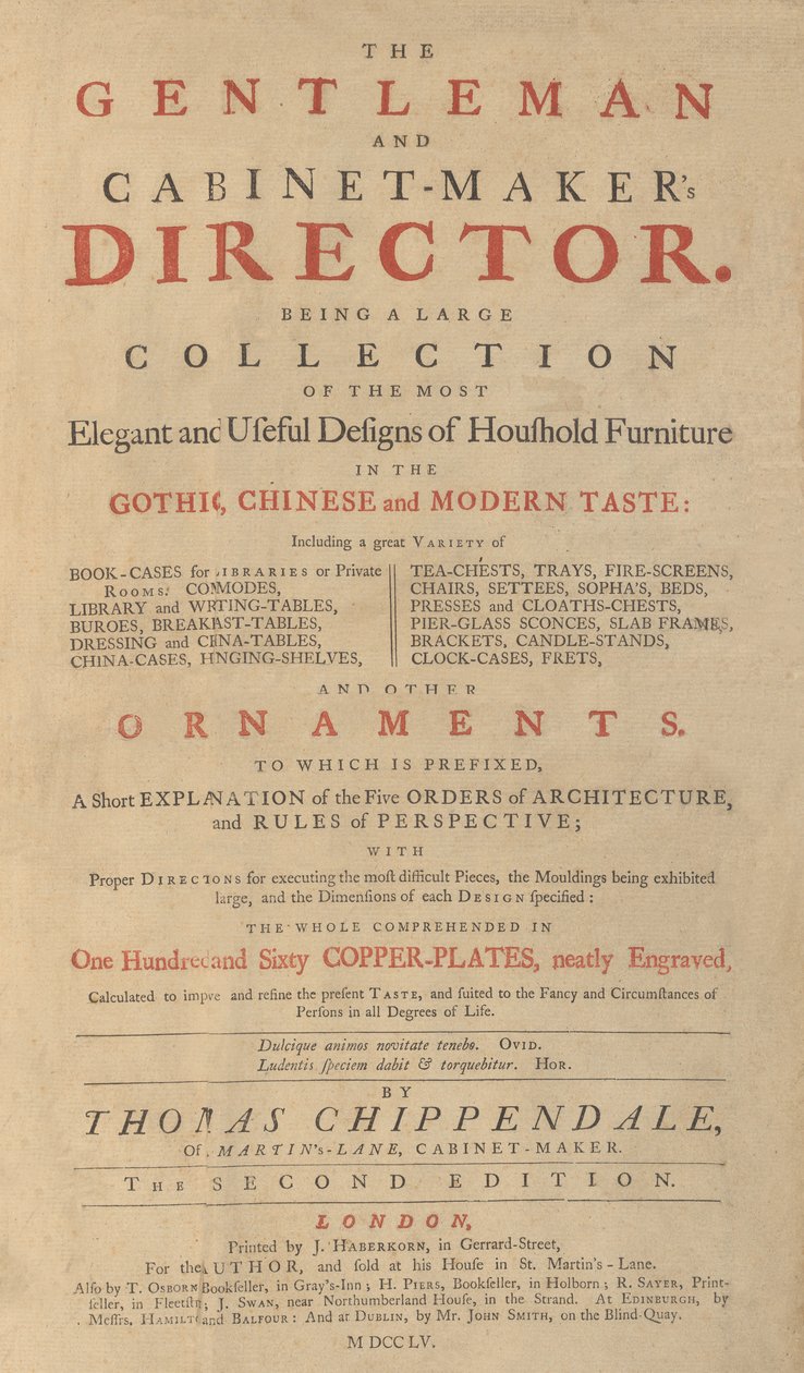 Gentleman and Cabinet Maker