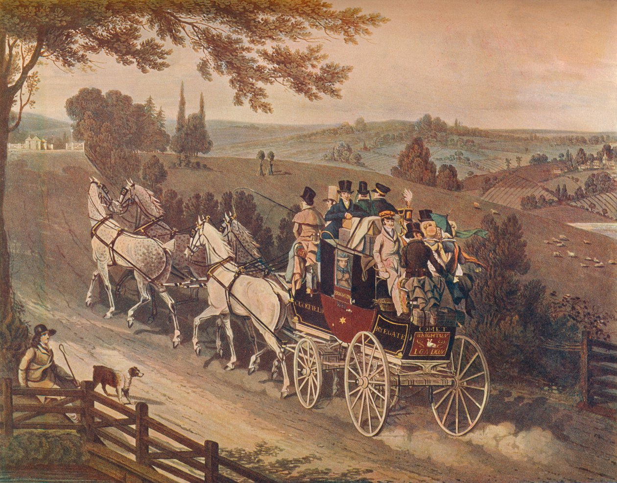 Lavavalmentaja, 1822 tekijältä Matthew Dubourg