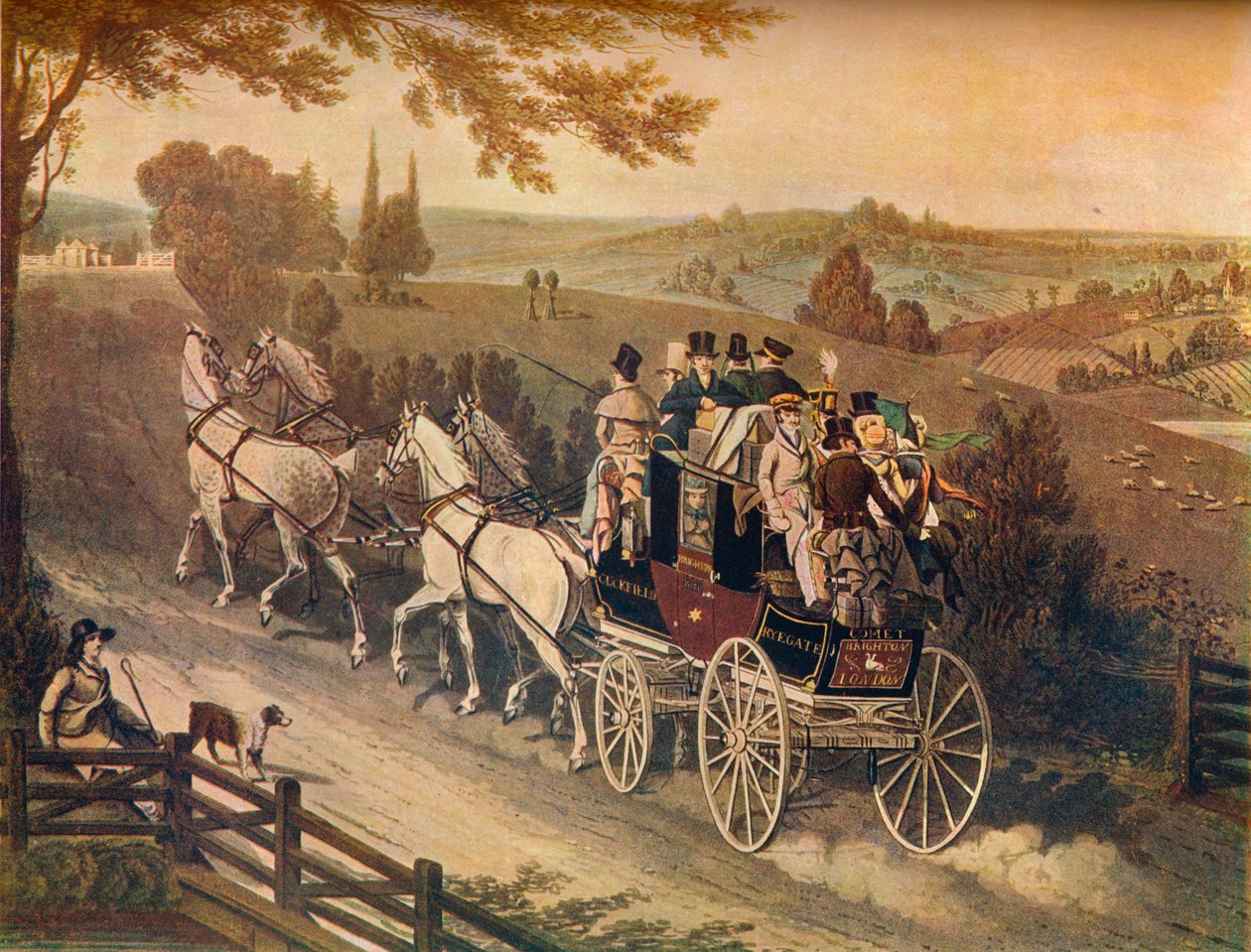 Lavavalmentaja, 1800-luku tekijältä Matthew Dubourg