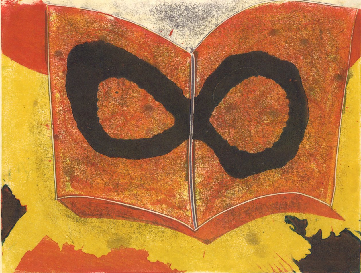 Buch, 2013 (linoleikkaus) tekijältä Matthew Hilton