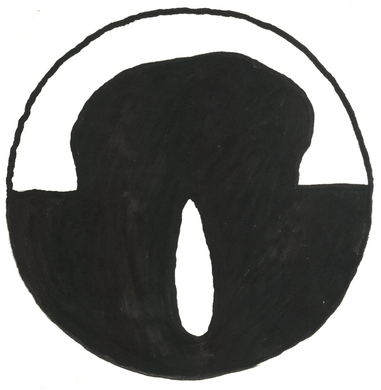 Du Serie Glyphes 7, 2017 (intialainen muste) tekijältä Matthew Hilton