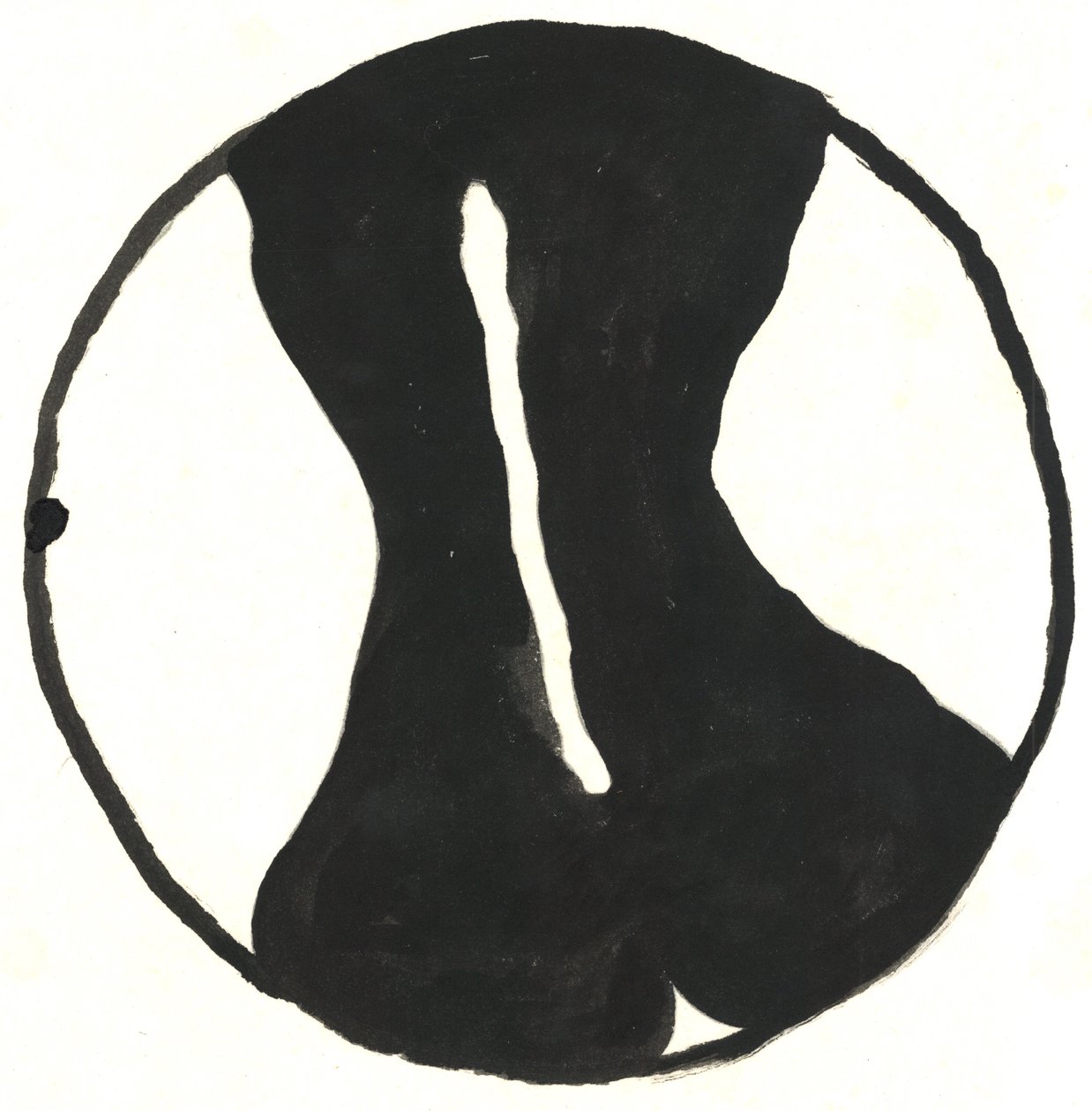 Du Serie Glyphes 8, 2017 (intialainen muste) tekijältä Matthew Hilton