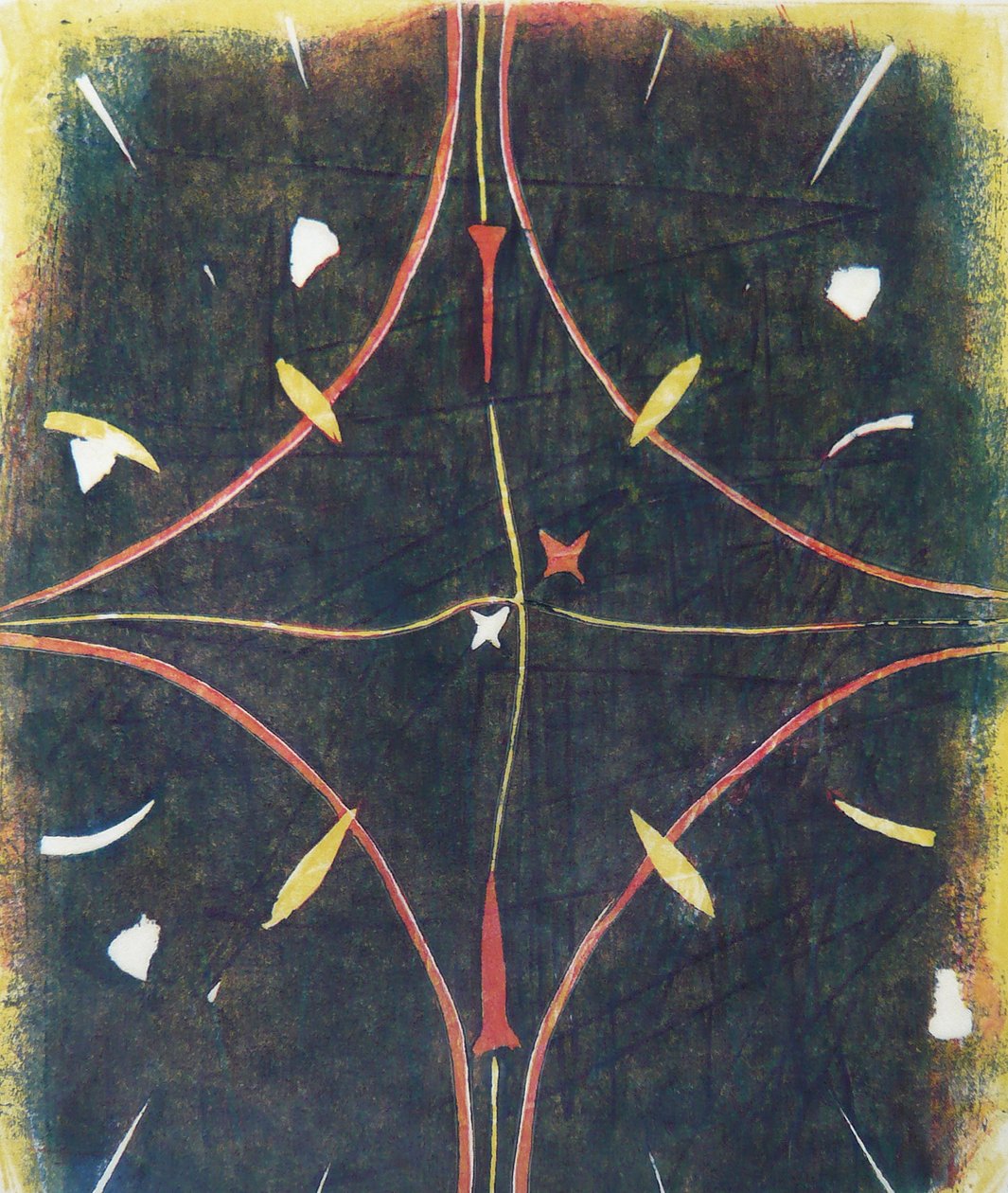 mandala tok, 2012 (linoprintti) tekijältä Matthew Hilton