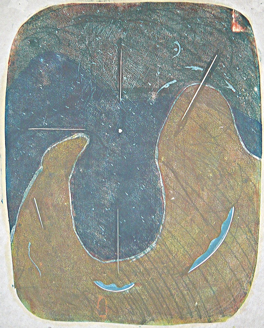 tabla one, 2012 (linoprint) tekijältä Matthew Hilton