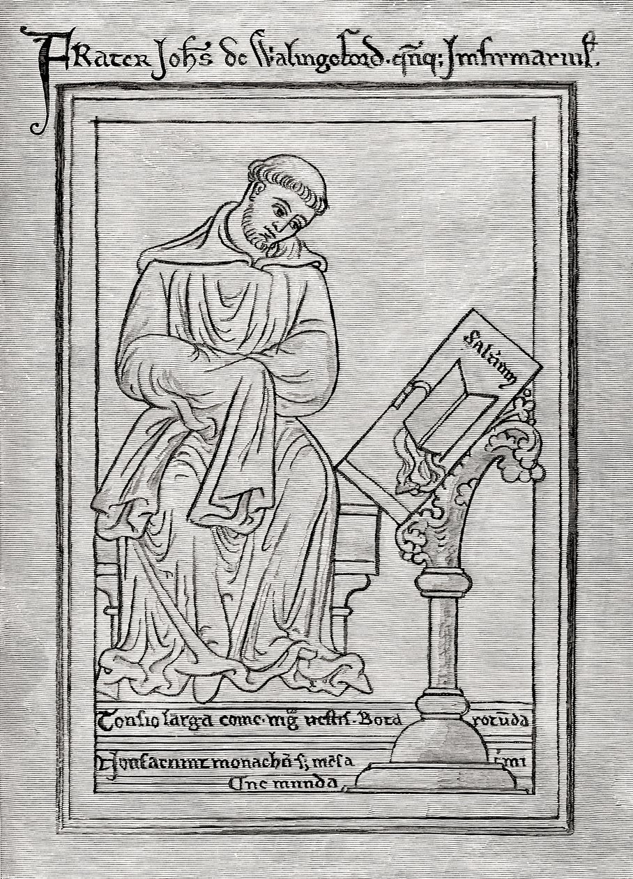 John of Wallingford, J. R. Greenin teoksesta A Short History of the English People, julkaistu 1893 tekijältä Matthew Paris