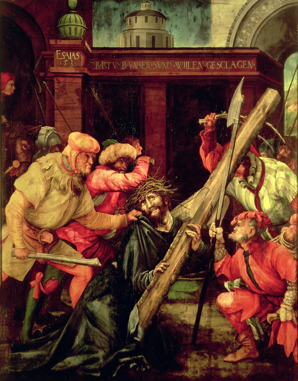 Kristus kantaa ristiä tekijältä Matthias Grünewald
