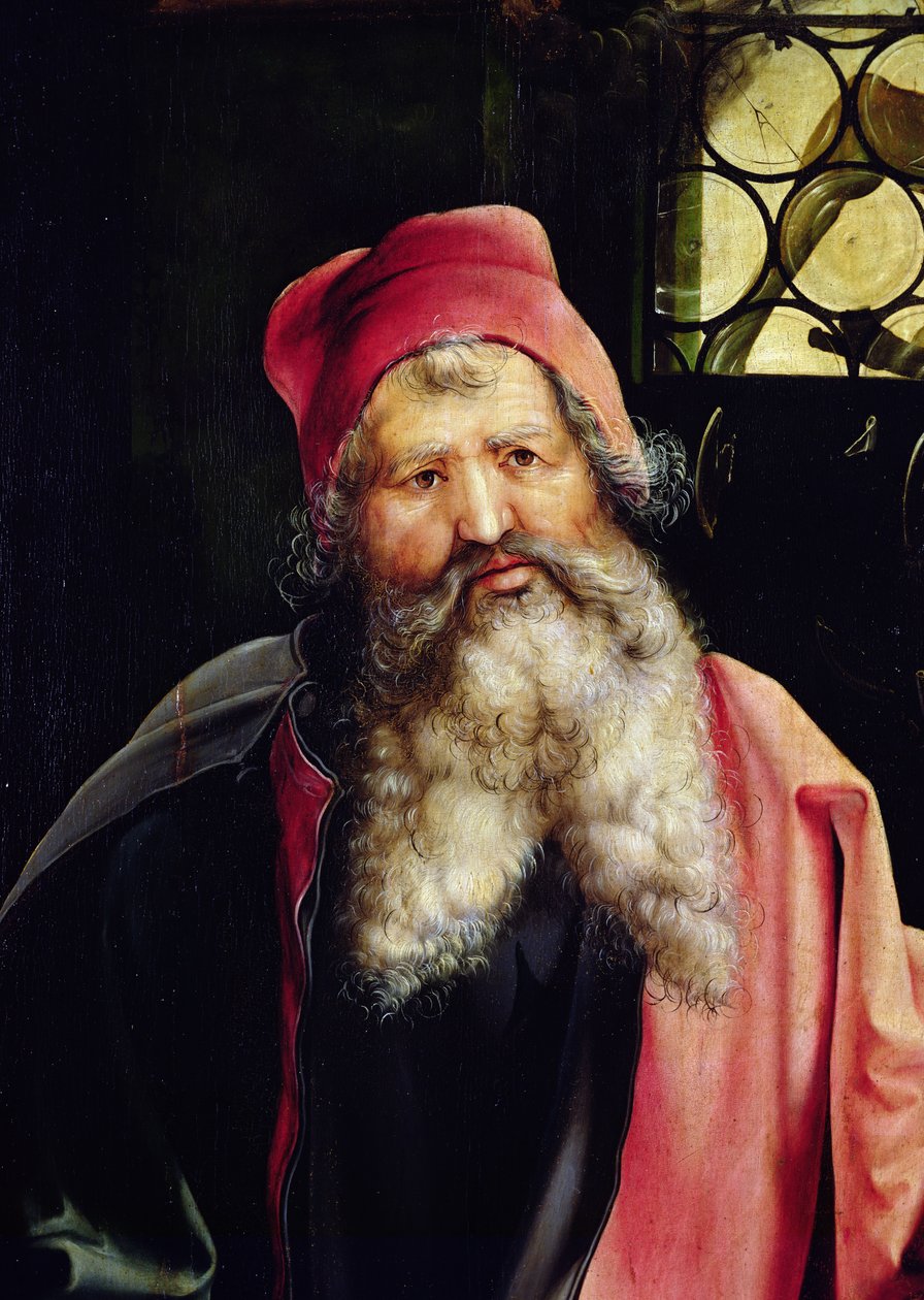 Yksityiskohta Pyhästä Antoniuksesta Isenheimin alttaritaulusta, n. 1512-1516, öljy paneelille tekijältä Matthias Grünewald