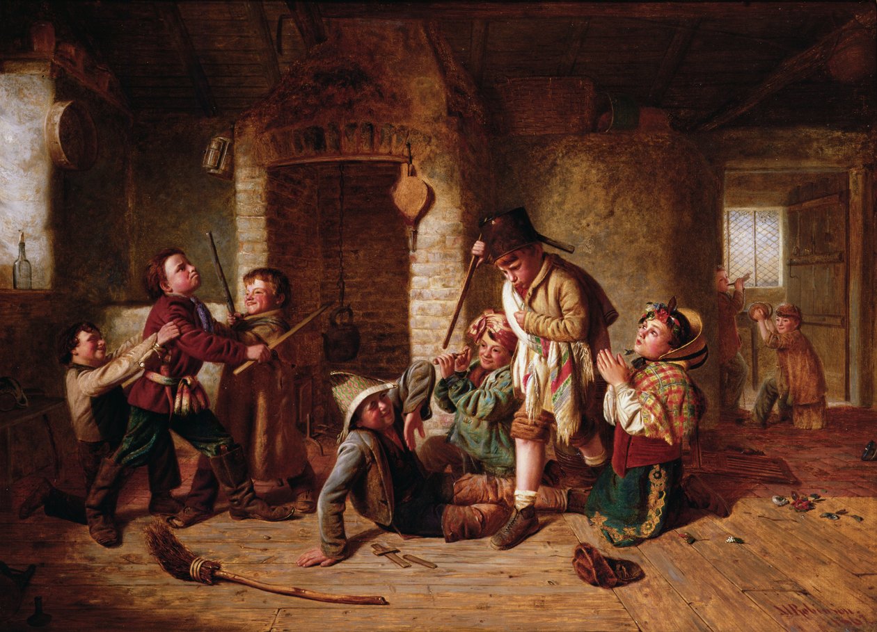 Leikivät sotilaita, 1862 tekijältä Matthias Robinson