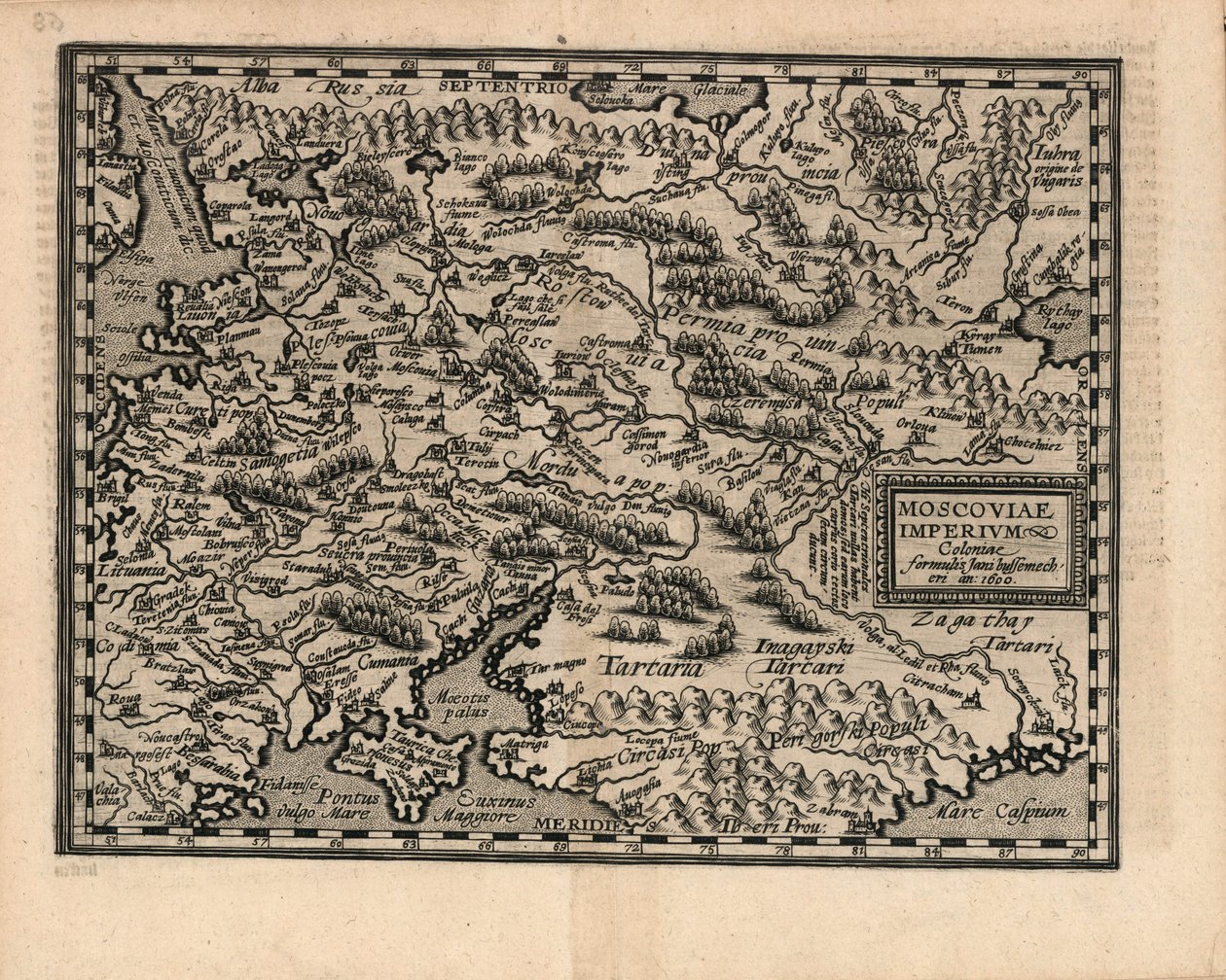 Moskovan valtakunta, 1600 tekijältä Matthias Quad
