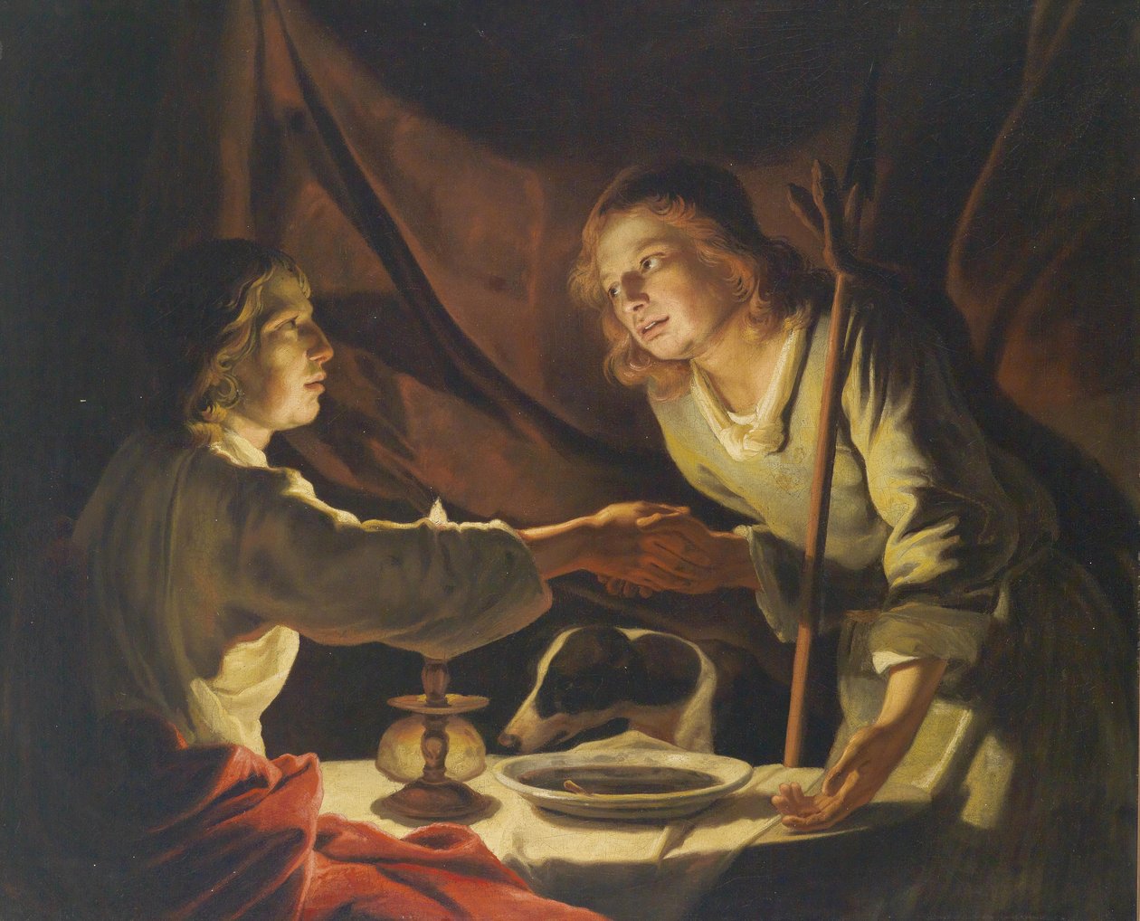 Esau ja Jaakob tekijältä Matthias Stomer