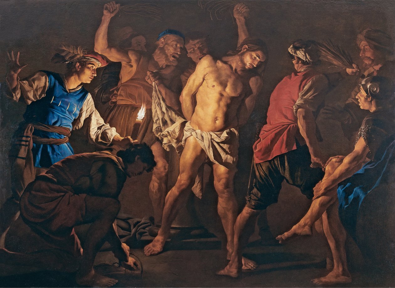 Kristuksen liputus, n. 1640. tekijältä Matthias Stomer