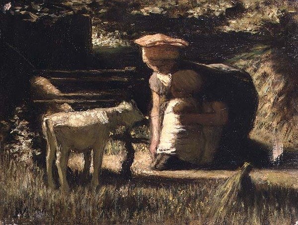 Tutustuminen (The Little Goat) tekijältä Matthijs Maris