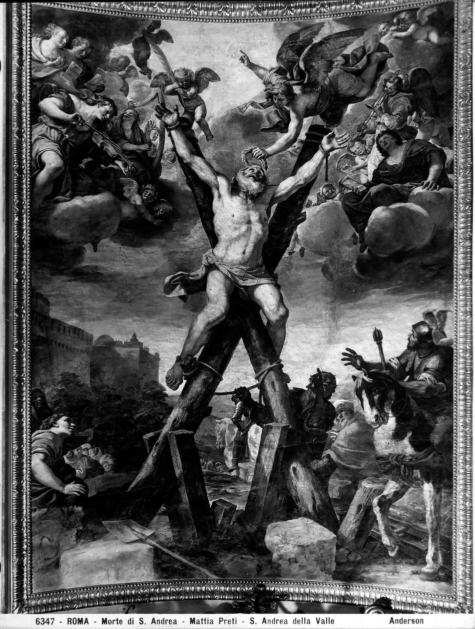 Pyhän Andreaksen marttyyrikuolema, 1650-51 tekijältä Mattia Preti