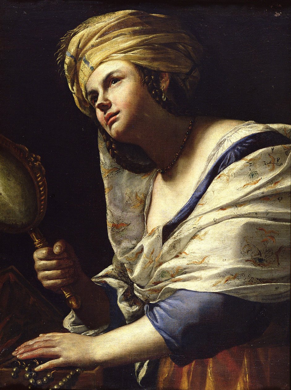 Vanity, n. 1650-70 tekijältä Mattia Preti