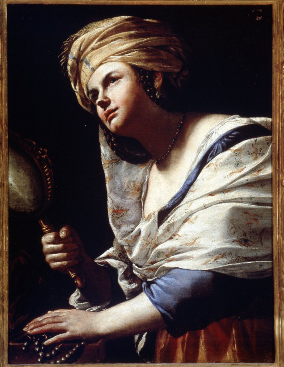 Vanita. Vanitas (Vanitat). Peinture de Mattia Preti El cavaller calabrés (1613-1699) finlandès tekijältä Mattia Preti