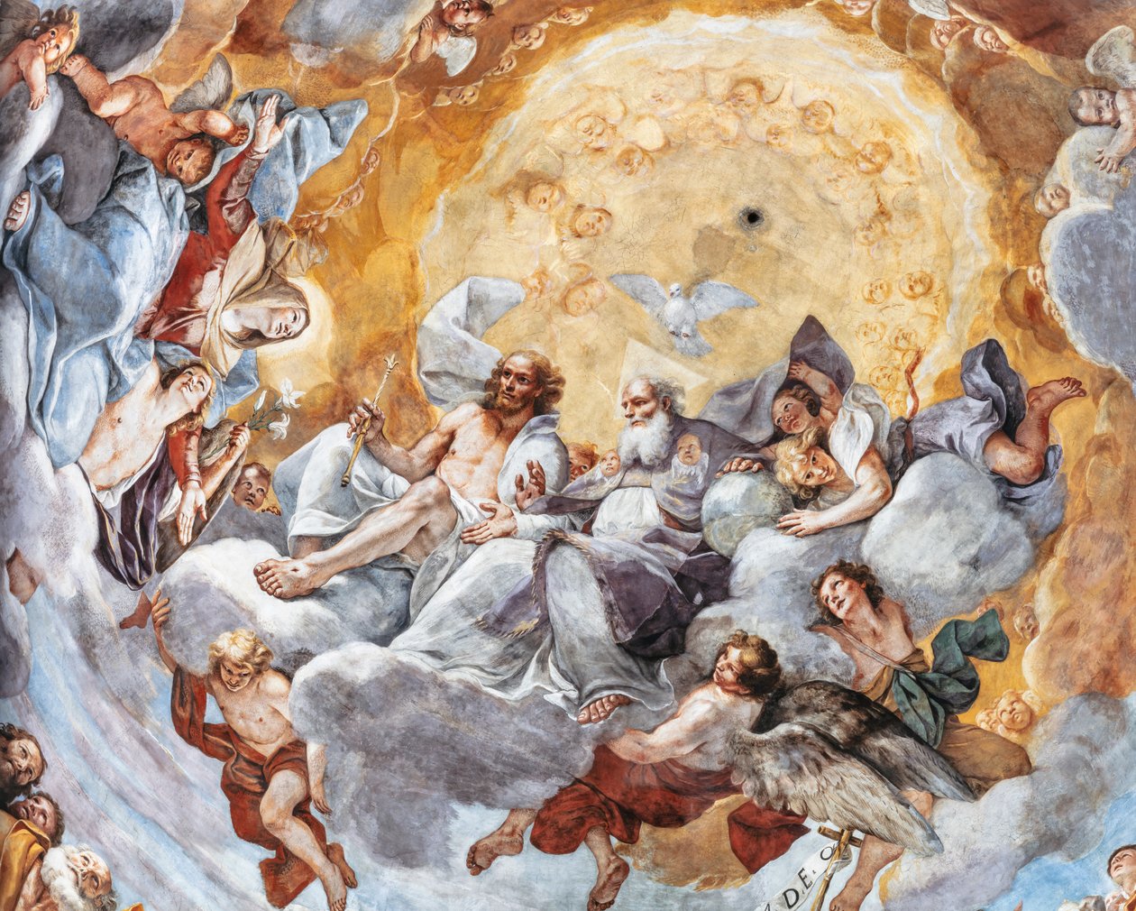 Paratiisi, yksityiskohta tekijältä Mattia (1613 99) Preti