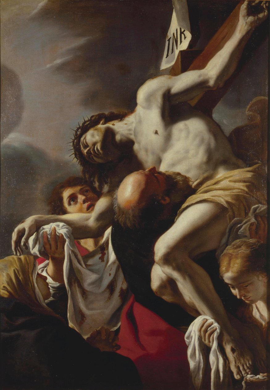 Laskeutuminen ristiltä, 1680-luku. tekijältä Mattia Preti
