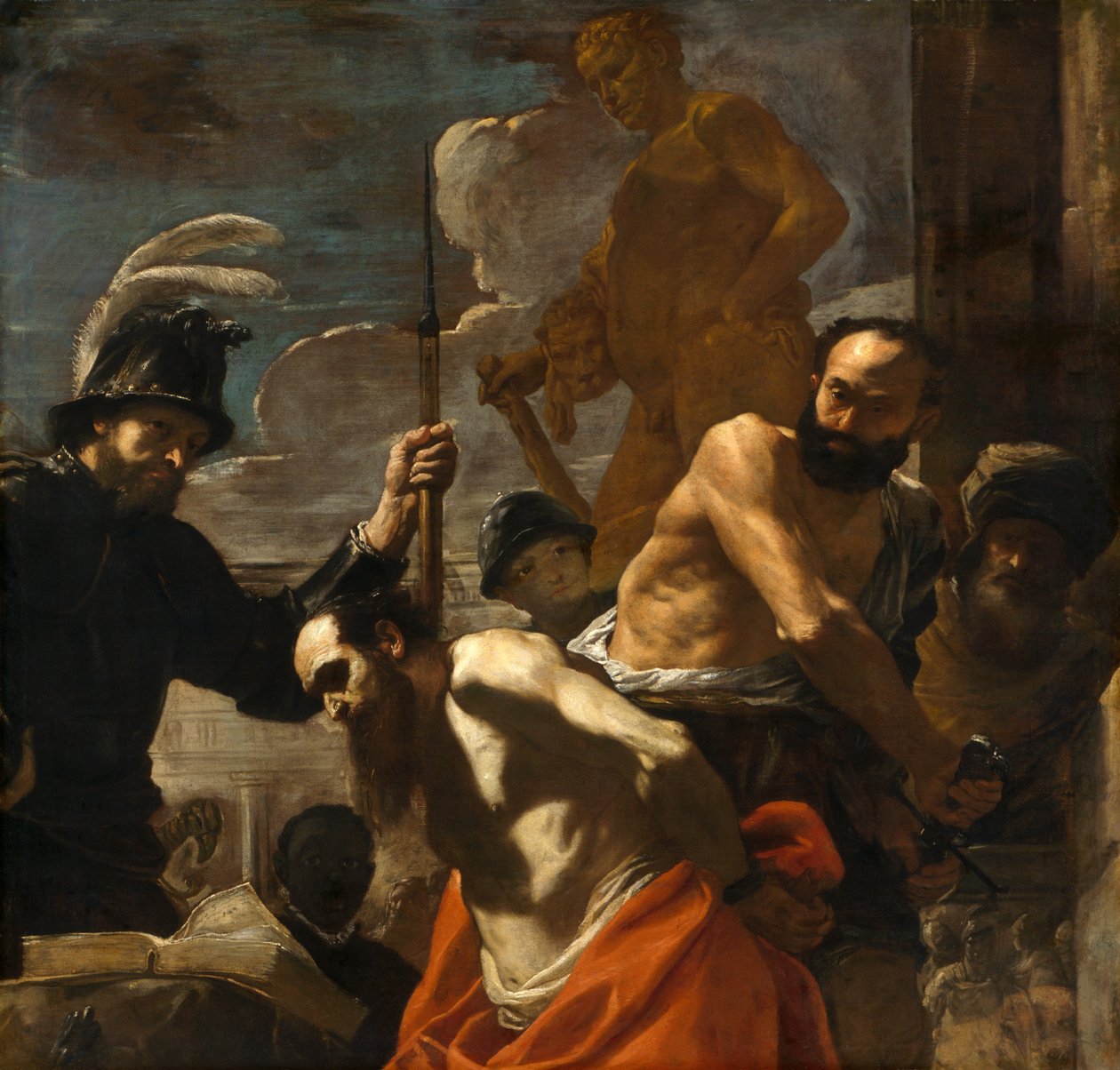 Pyhän Paavalin marttyyrikuolema, n. 1656-1659 tekijältä Mattia Preti