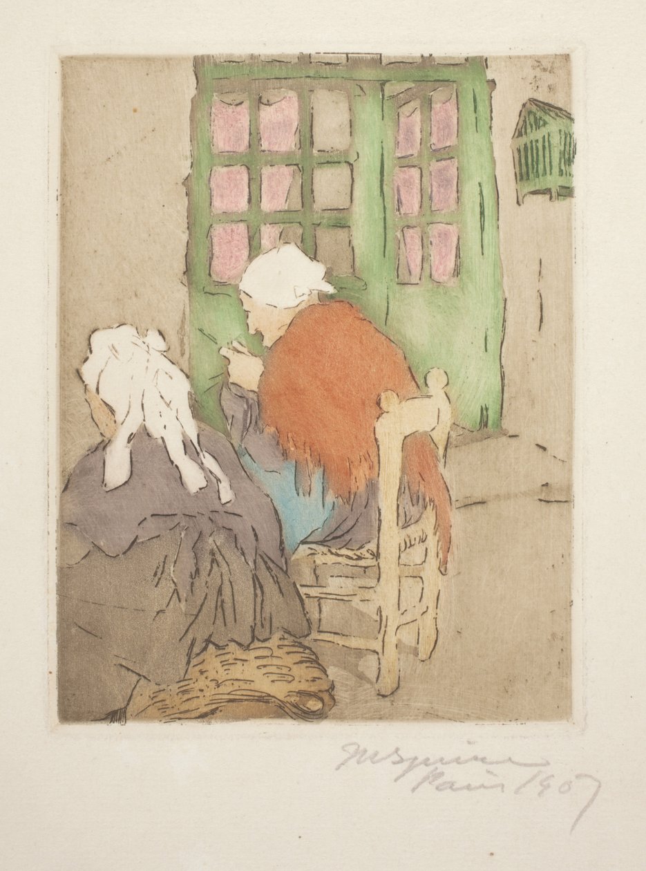 La Porte Verte (Vihreä ovi) (neulominen) tekijältä Maud Hunt Squire