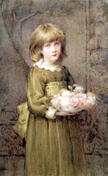 Mary (akvarelli) tekijältä Maude Goodman