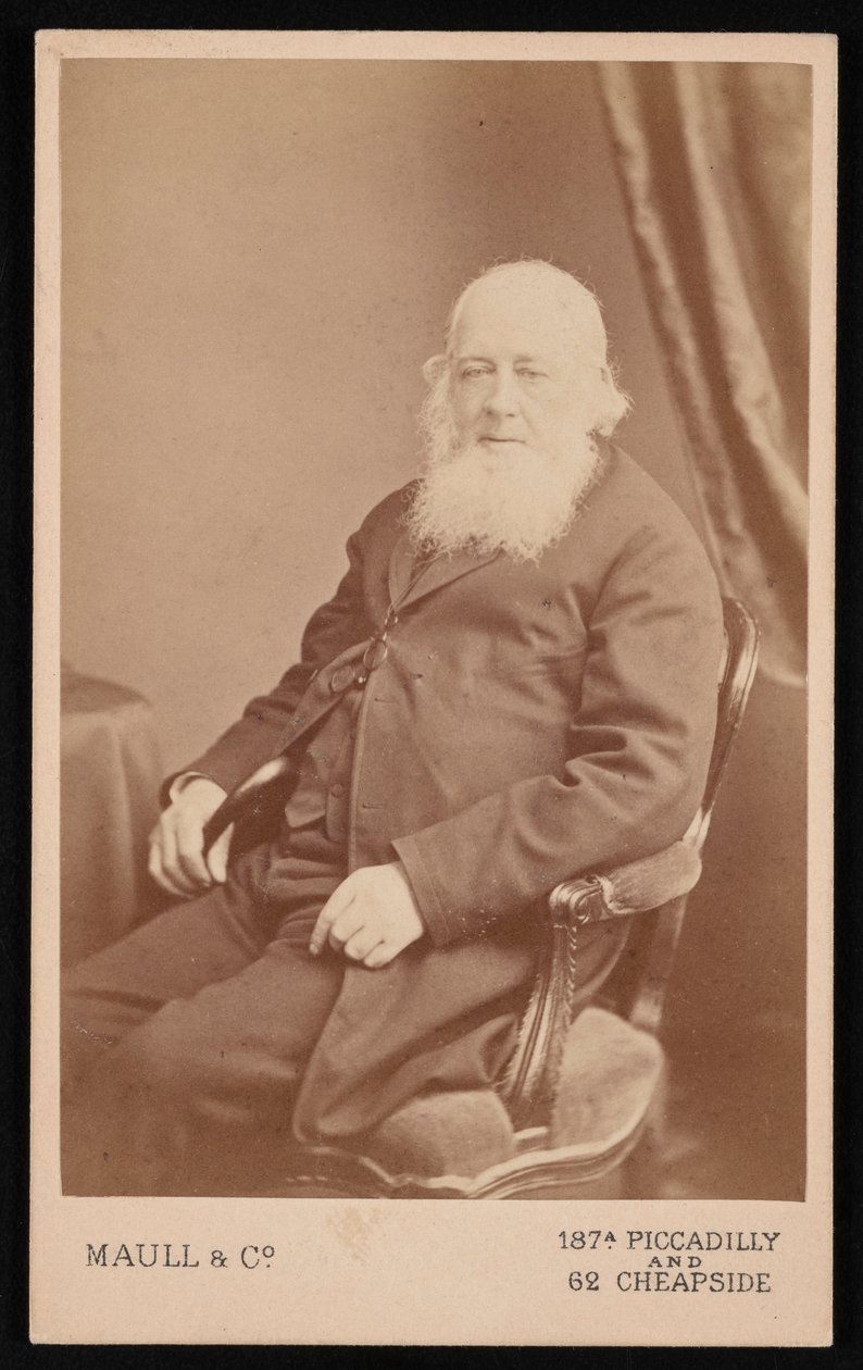 John Gouldin muotokuva 1804-1881, ennen vuotta 1875. tekijältä Maull and Co