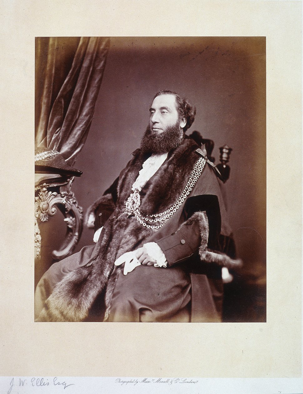 Sir John Whittaker Ellis, 1865 tekijältä Maull and Co