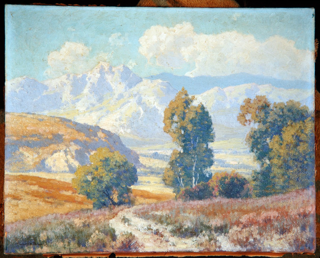 Cuyamaca-vuoret, noin 1920 tekijältä Maurice Braun