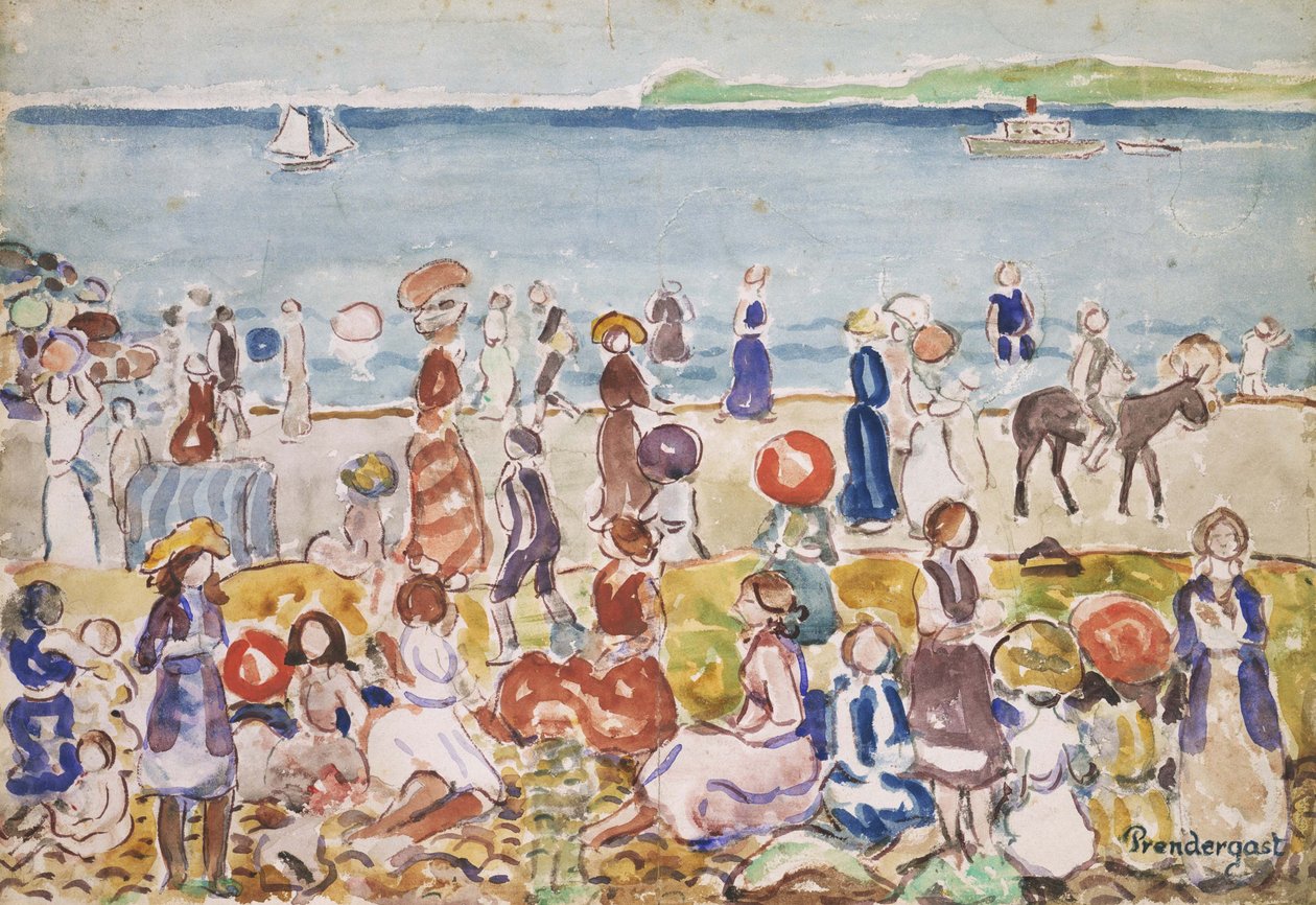Reveren ranta nro 2 tekijältä Maurice Brazil Prendergast