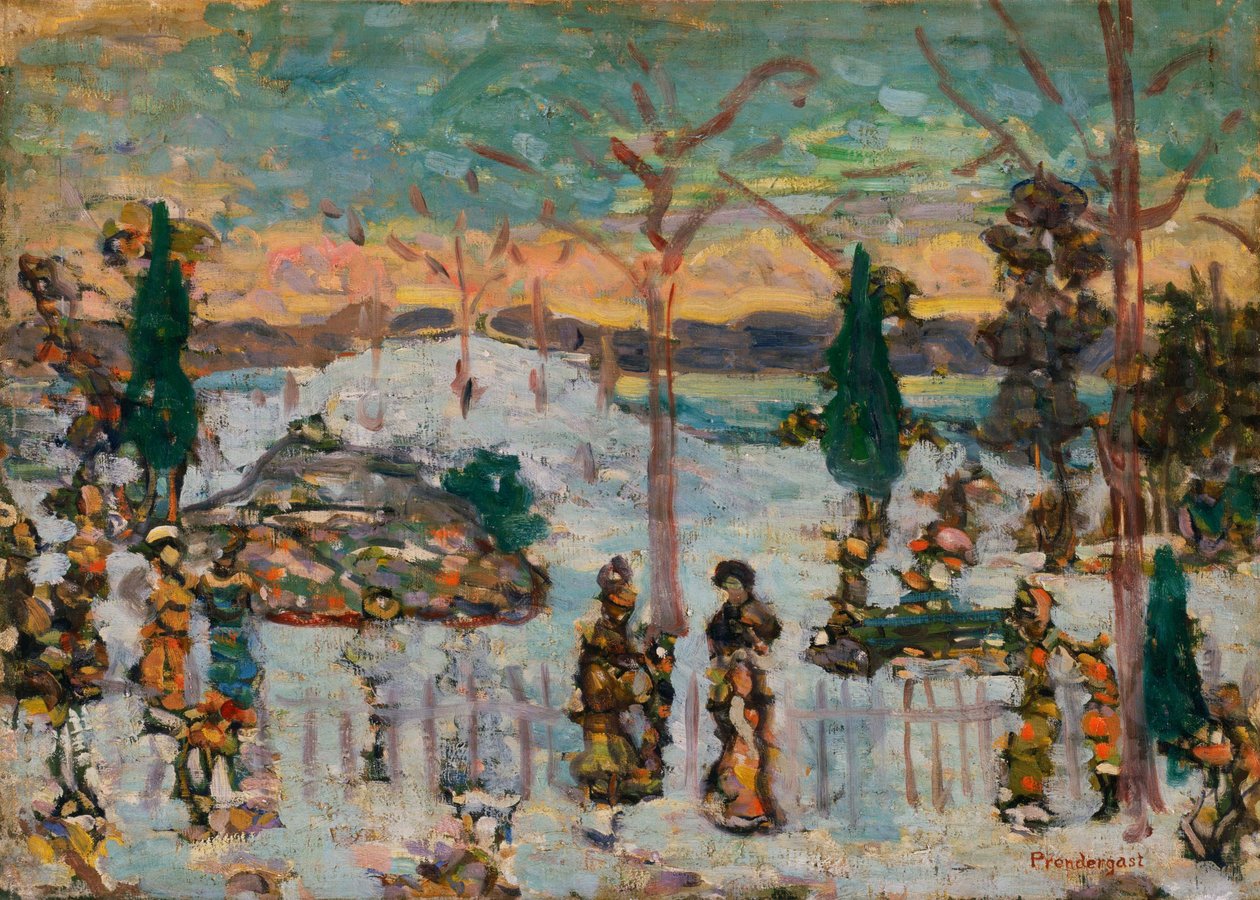 Lunta huhtikuussa tekijältä Maurice Brazil Prendergast