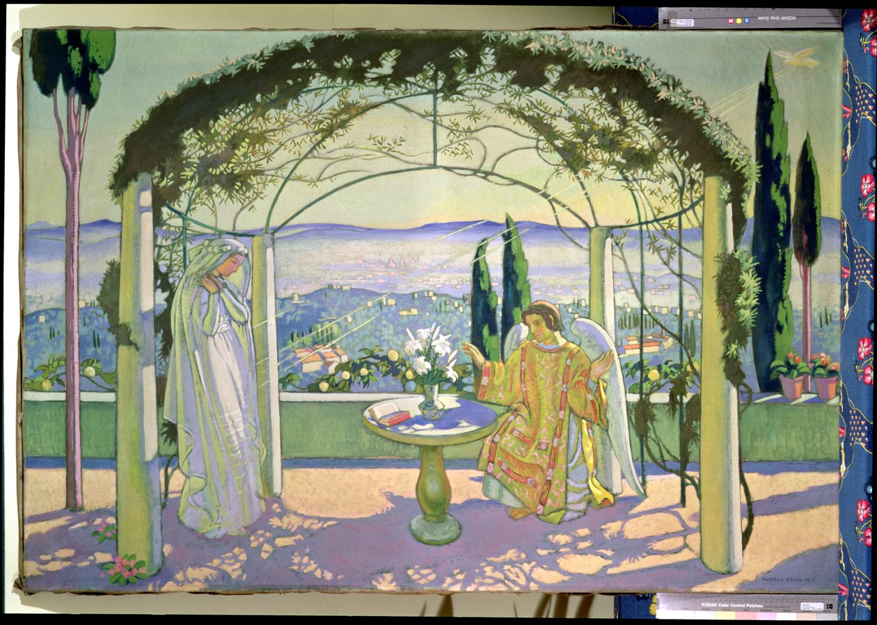 Ilmoitus Fiesolessa, 1919 tekijältä Maurice Denis