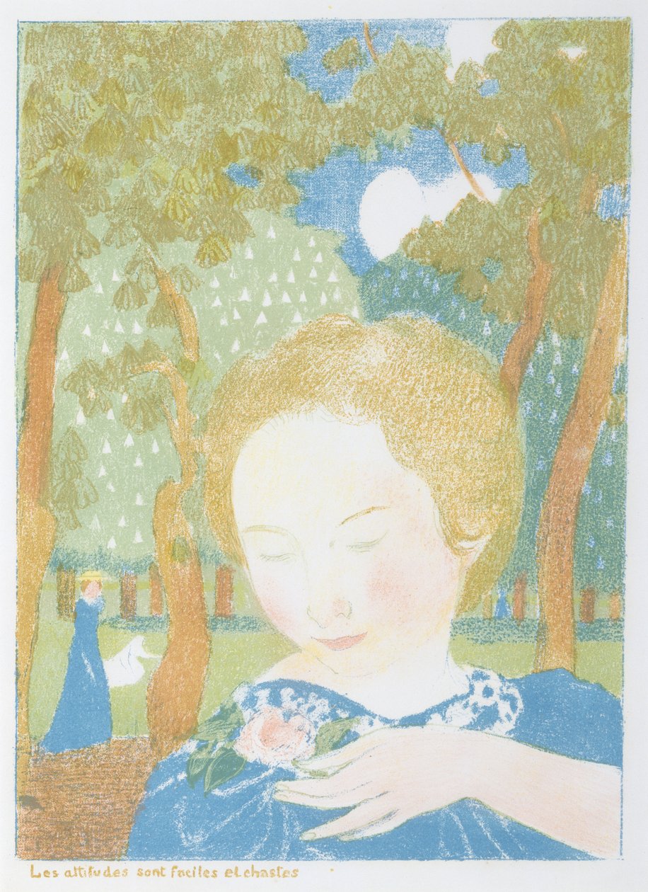 Asenteet ovat yksinkertaisia ja siveellisiä sarjasta Rakkaus, julkaistu 1895. tekijältä Maurice Denis