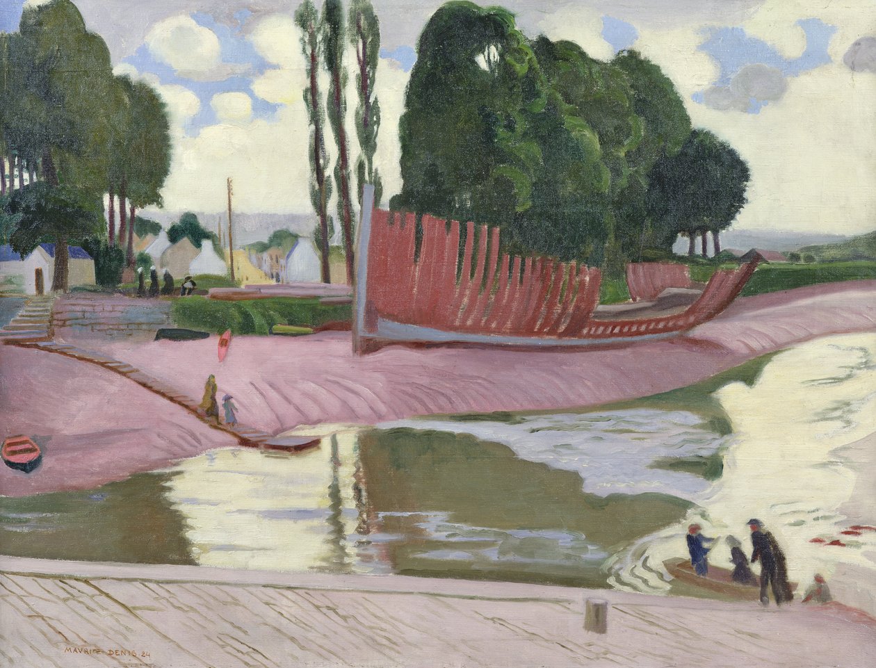 Landerneau-joki, 1924 tekijältä Maurice Denis