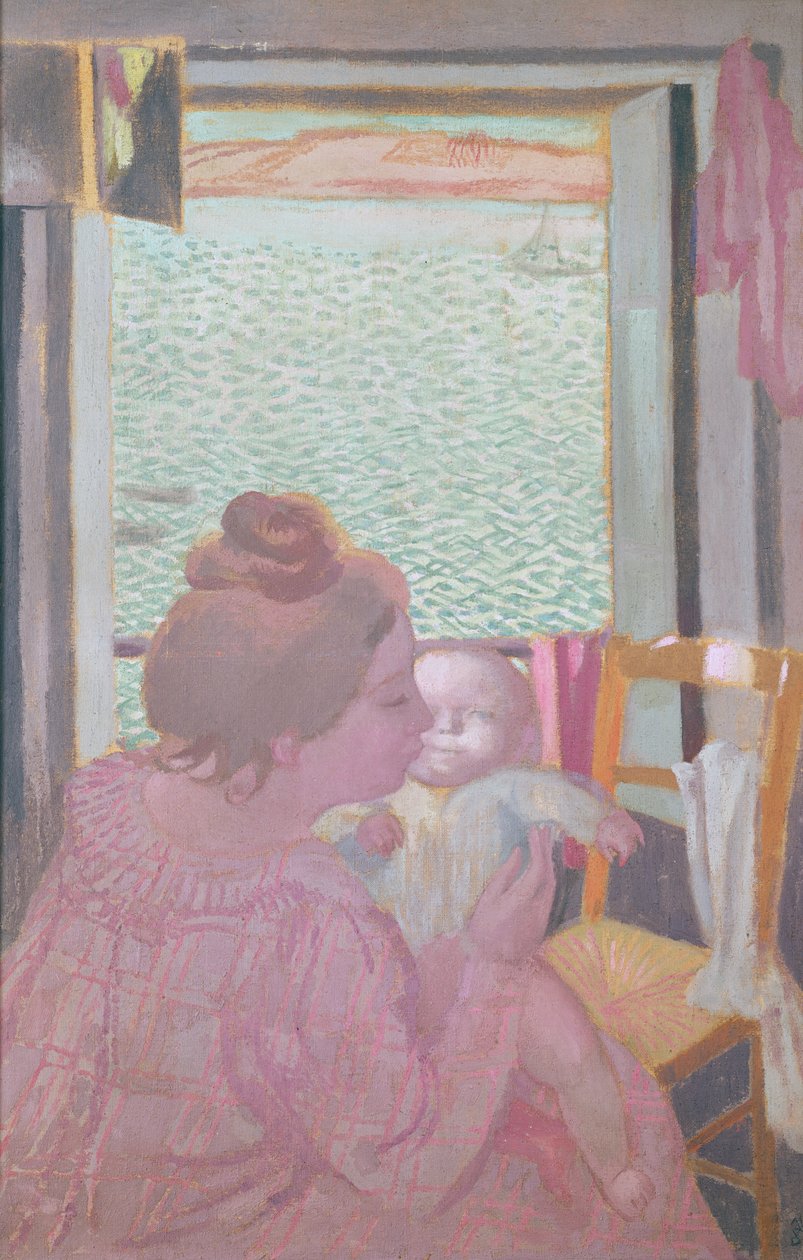 Äitiys ikkunassa, 1901 tekijältä Maurice Denis