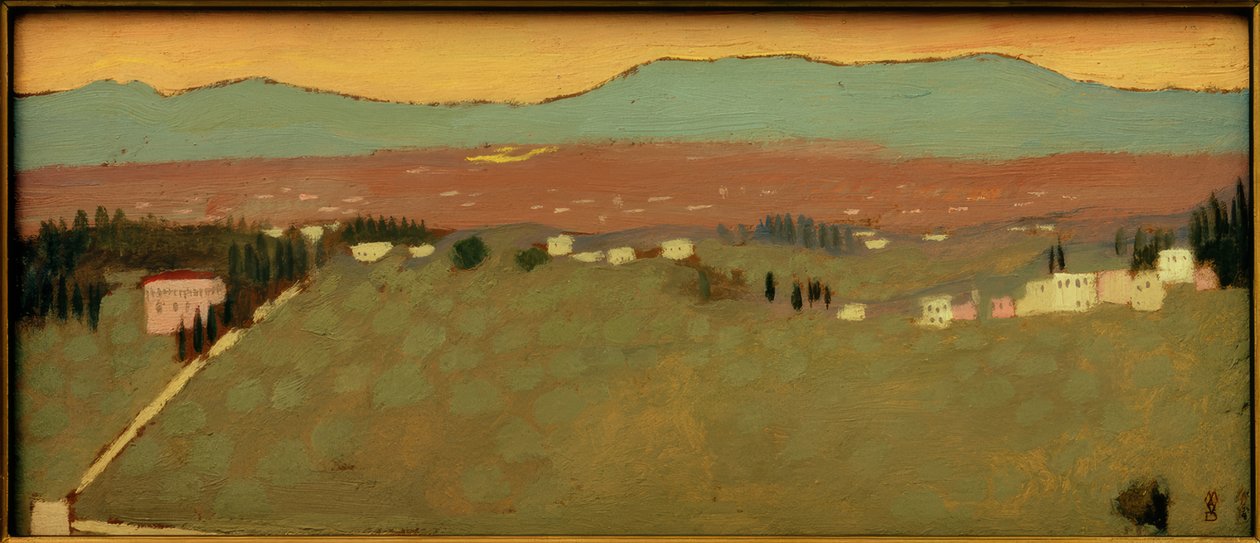 Paysage pres de Fiesole tekijältä Maurice Denis