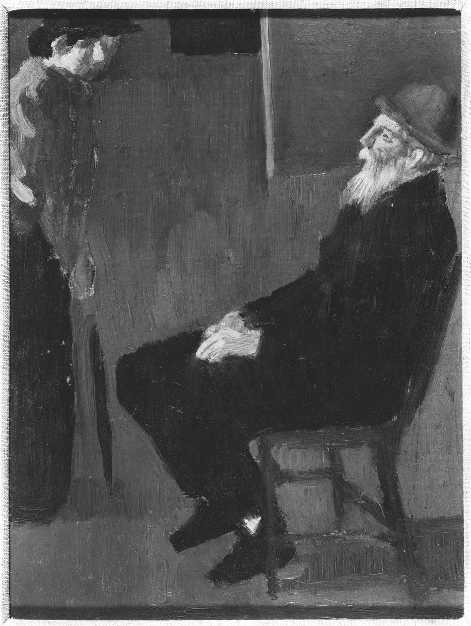 Pierre Auguste Renoir (1841-1919) ja Mademoiselle Beaudot, 1911 (öljy pahville) tekijältä Maurice Denis