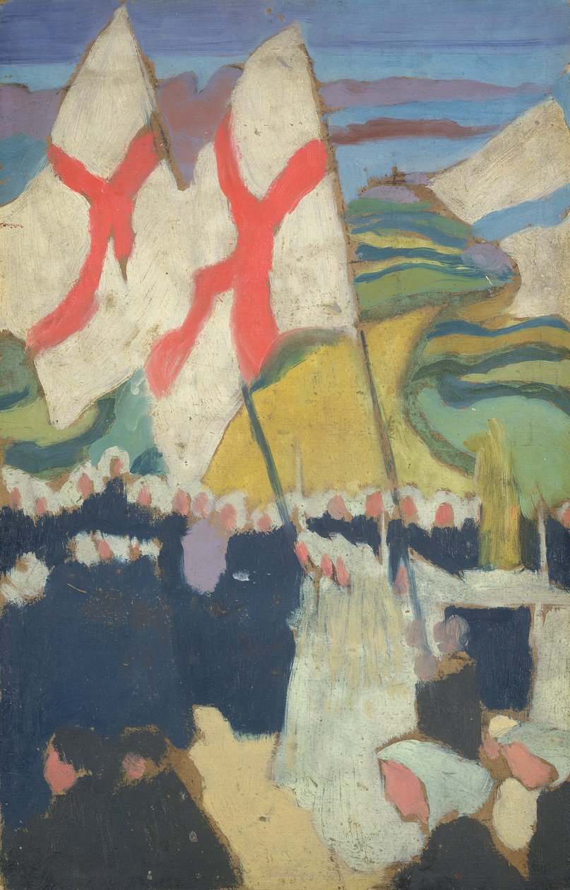 Standardien kulkue La Clarteen, 1897 tekijältä Maurice Denis
