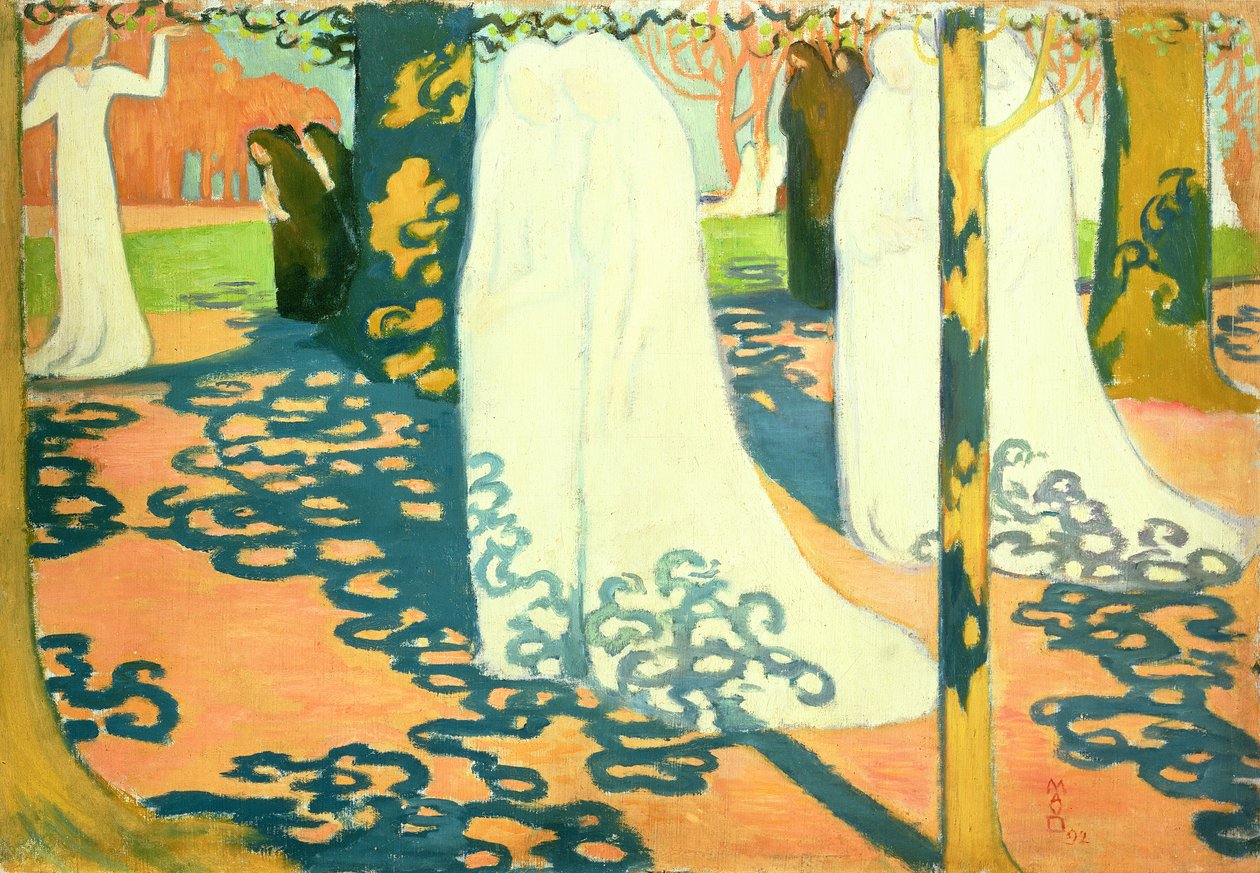 Kulkue puiden alla, 1892 tekijältä Maurice Denis