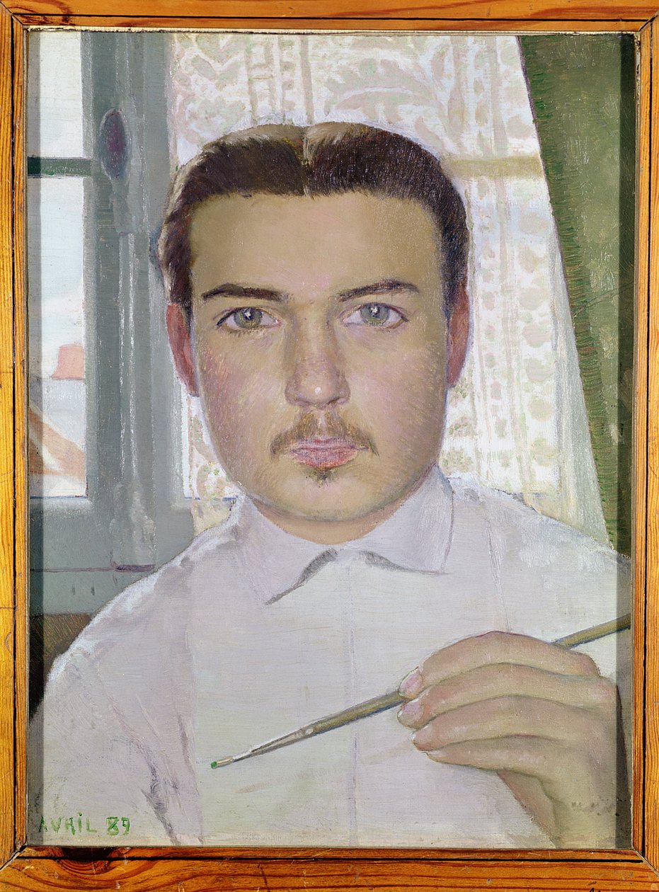 Omakuva 18-vuotias, huhtikuu 1889 tekijältä Maurice Denis