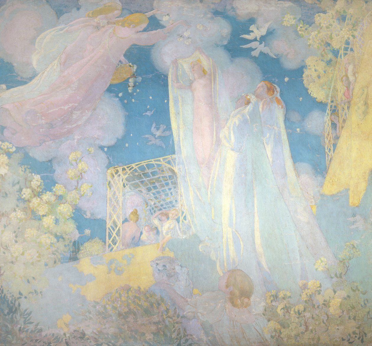 kevät, 1896 tekijältä Maurice Denis