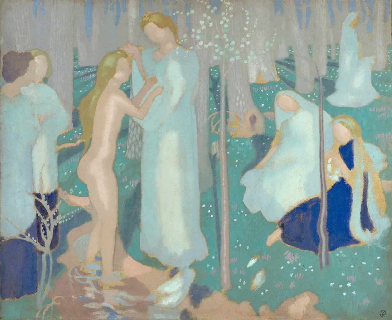 Kevät, n. 1894-1899 tekijältä Maurice Denis