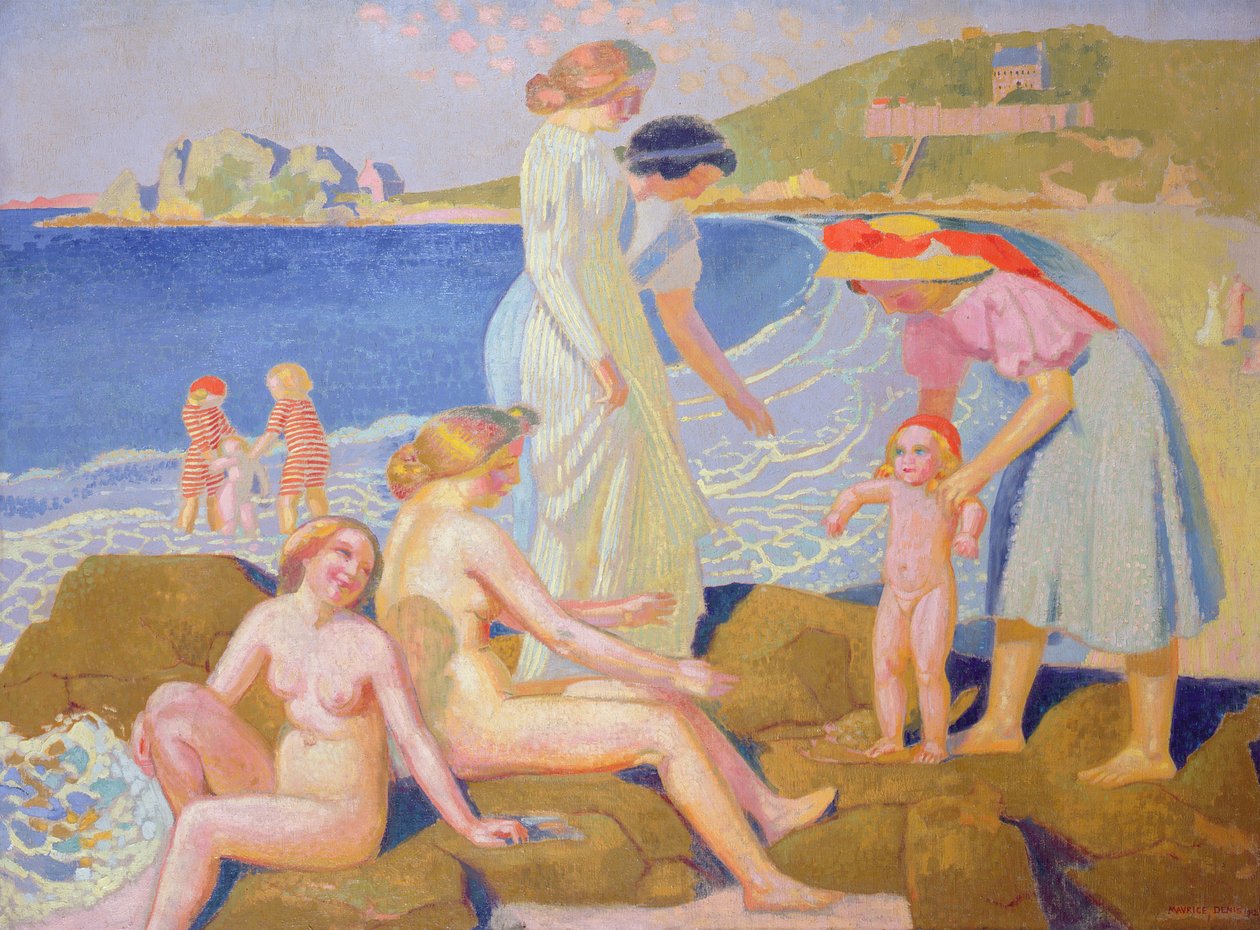 Huonekalut ja erilaiset esineet 1100- ja 1300-luvuilta tekijältä Maurice Denis