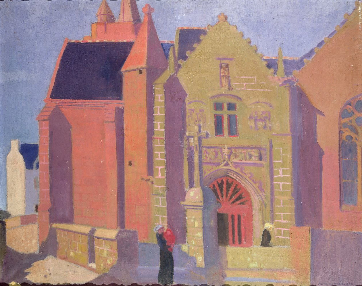 Notre-Dame de la Clarten kirkko Perros-Guiracissa, 1923 tekijältä Maurice Denis