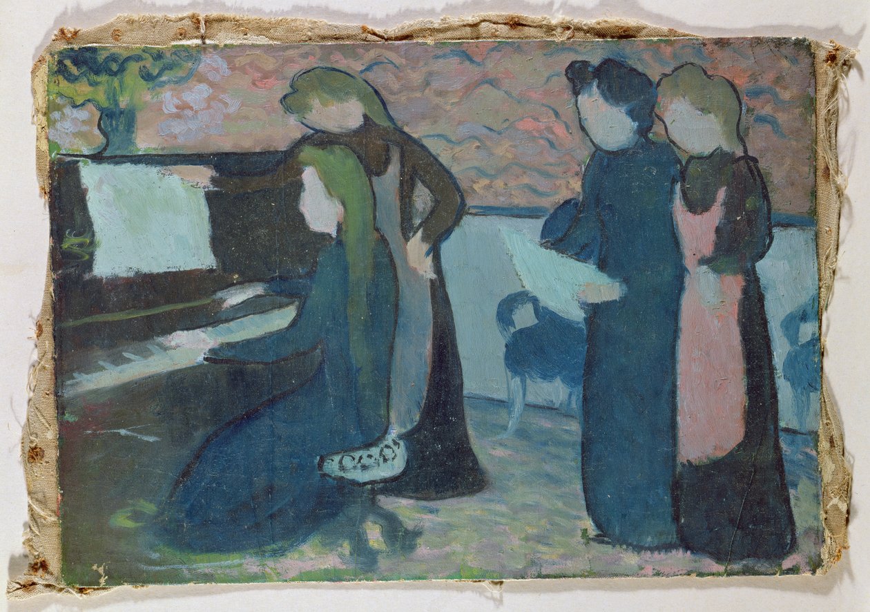 Muusikot, n. 1892 tekijältä Maurice Denis