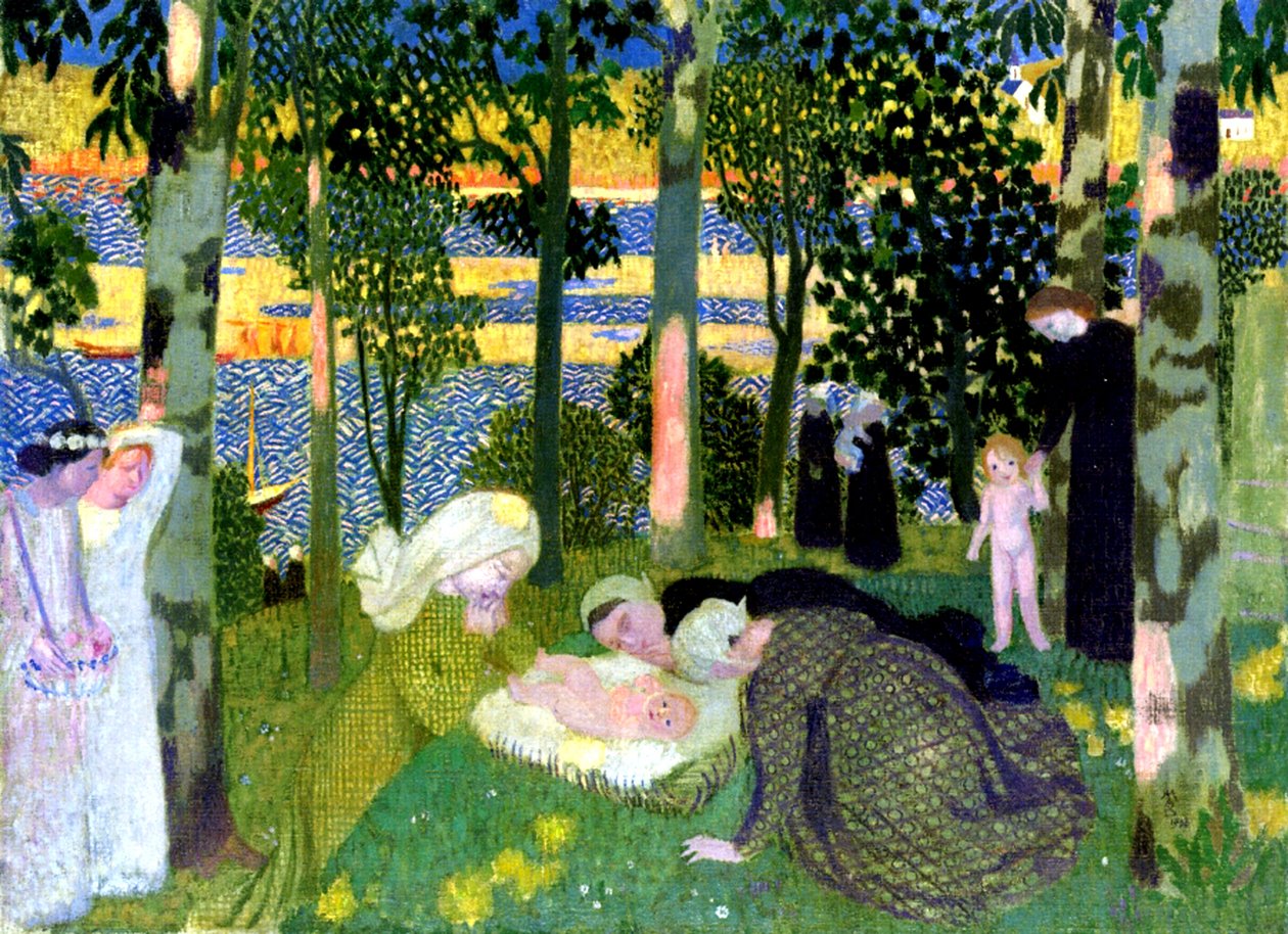 Uusi syntynyt, 1900 tekijältä Maurice Denis